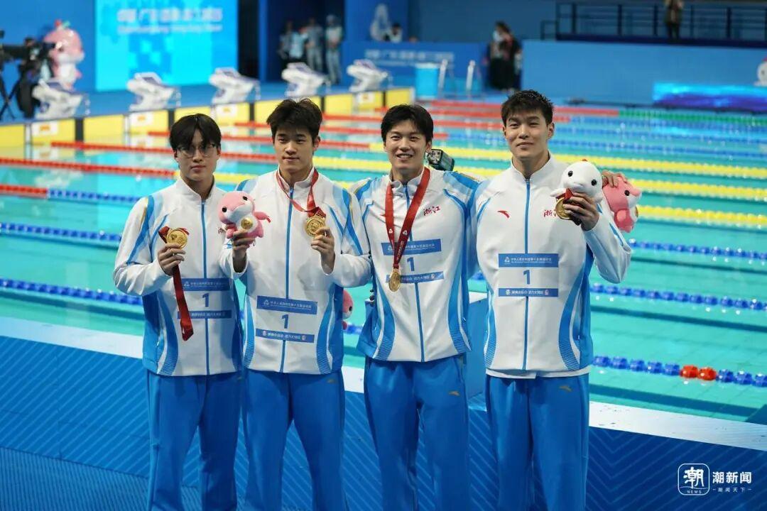 汪順奪得全運會第16枚金牌，回應沒刮鬍子：忘記了