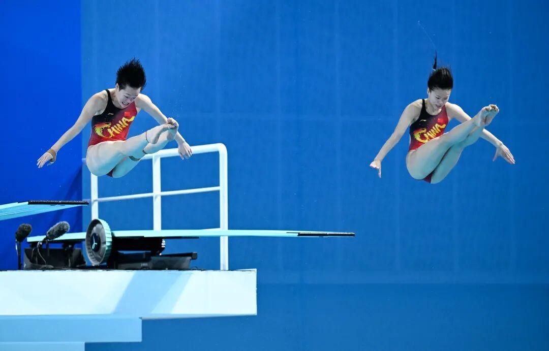 陳藝文/林珊奪得十五運會女子雙人3米板金牌