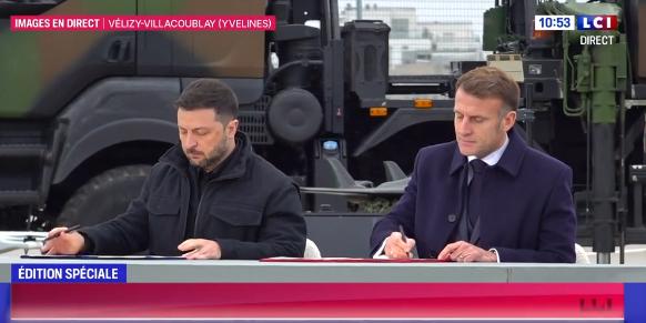 法媒：澤連斯基與馬克龍簽署軍購意向書，烏方將採購100架“陣風”戰機