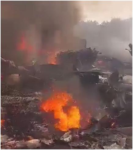 蘇丹軍方：一架軍用運輸機因技術故障墜毀，機組人員全部遇難