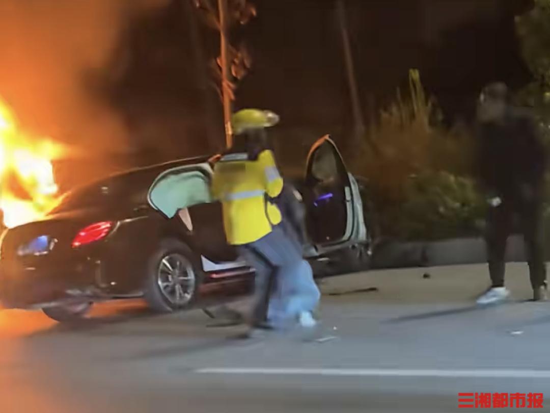 逆行火海救人！湖南一外賣小哥兩次衝入險境，獲社會表彰