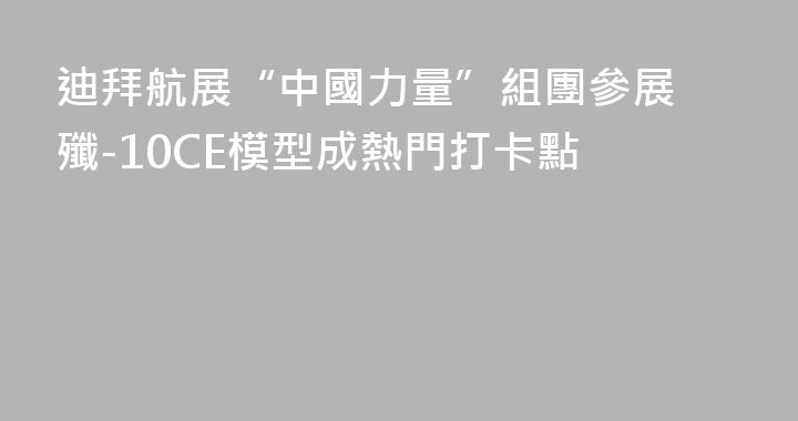 迪拜航展“中國力量”組團參展 殲-10CE模型成熱門打卡點