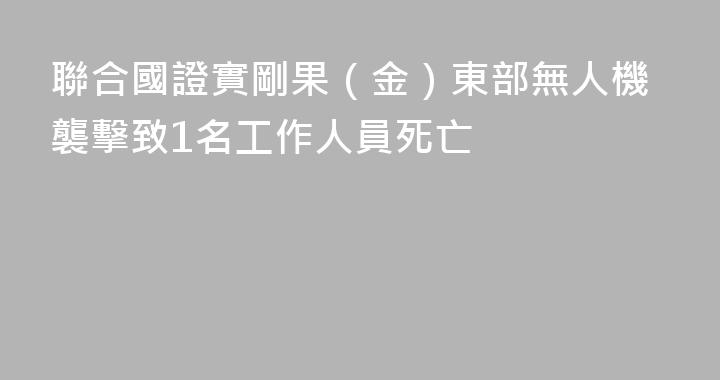 聯合國證實剛果（金）東部無人機襲擊致1名工作人員死亡