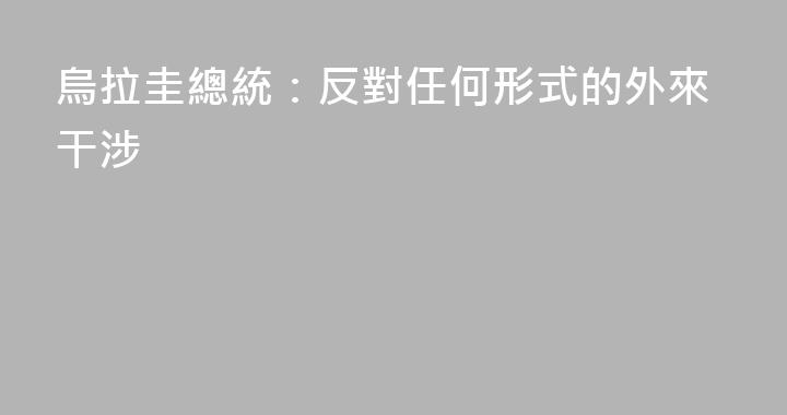 烏拉圭總統：反對任何形式的外來干涉