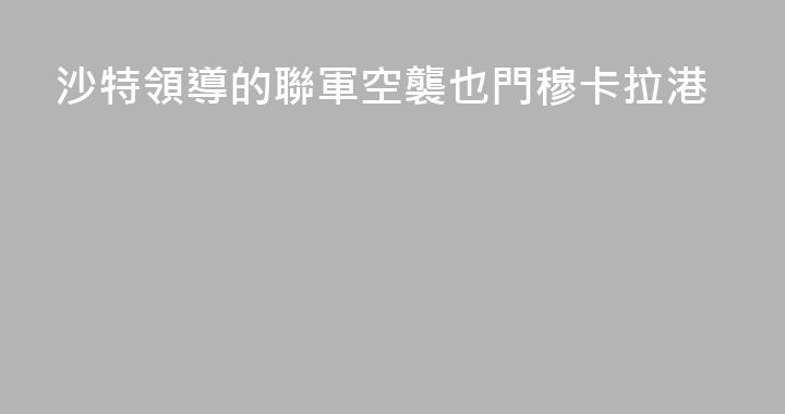 沙特領導的聯軍空襲也門穆卡拉港