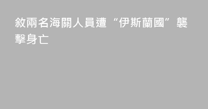 敘兩名海關人員遭“伊斯蘭國”襲擊身亡