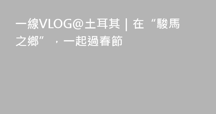 一線VLOG@土耳其｜在“駿馬之鄉”，一起過春節