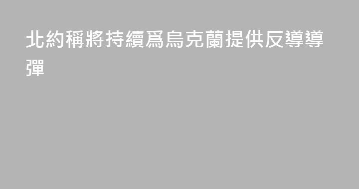 北約稱將持續爲烏克蘭提供反導導彈