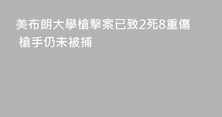 美布朗大學槍擊案已致2死8重傷 槍手仍未被捕