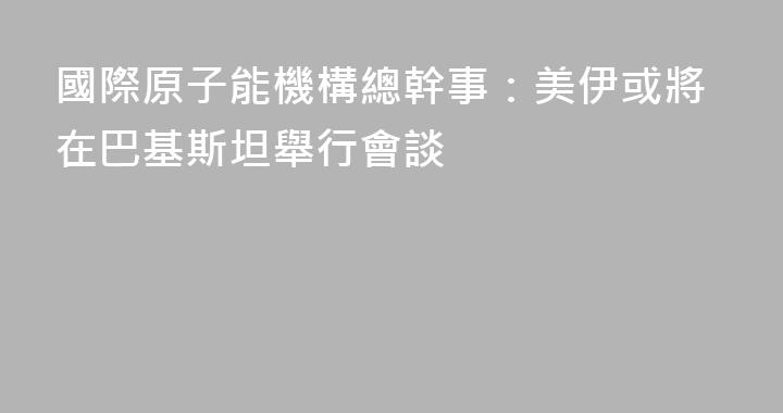 國際原子能機構總幹事：美伊或將在巴基斯坦舉行會談