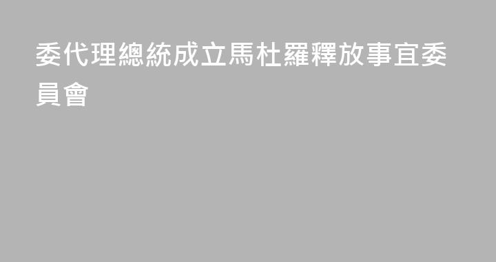 委代理總統成立馬杜羅釋放事宜委員會