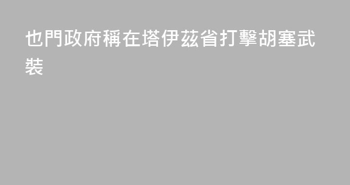 也門政府稱在塔伊茲省打擊胡塞武裝